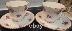 Princess House WINDSOR ROSE Tea Set Hammersley Spode Bone China England 13pc Pi