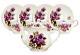 Purple Pansy Bone China Tea Set For Four Made In England