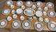 RARE Alfred Meakin Kingsdale 92pc 18Kt Gold Dinnerware Set Service for 12