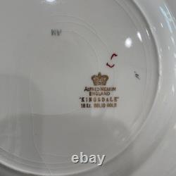 RARE Alfred Meakin Kingsdale 92pc 18Kt Gold Dinnerware Set Service for 12