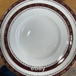 RARE Alfred Meakin Kingsdale 92pc 18Kt Gold Dinnerware Set Service for 12