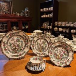 RARE Coalport Indian Tree AD 1750 40pc Service for 8 MINT 5pc Sets