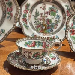 RARE Coalport Indian Tree AD 1750 40pc Service for 8 MINT 5pc Sets