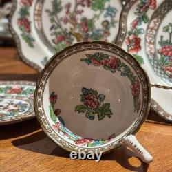 RARE Coalport Indian Tree AD 1750 40pc Service for 8 MINT 5pc Sets