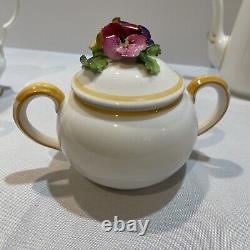 RARE Crown Staffordshire Sm Tea Set with Royal Windsor Mug- Beautiful