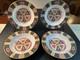 RARE Set of 4 Stunning Coalport JAVA Rim Soup Bowls Bone China England MINT