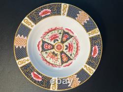 RARE Set of 4 Stunning Coalport JAVA Rim Soup Bowls Bone China England MINT