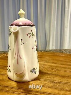 RARE Shelley Avail! Bone China England in Rose and Red Daisy Hot Water Pitcher
