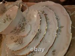 RARE VTG 1982 ROYAL ALBERT England HAWORTH Bone China 39 Pcs. Dinnerware Set