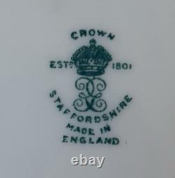 RARE! VTG Crown Staffordshire England A15291 12-Settings Minus Teacups 86 Pc