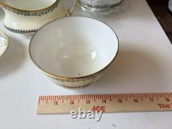 RARE! VTG Crown Staffordshire England A15291 12-Settings Minus Teacups 86 Pc