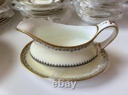 RARE! VTG Crown Staffordshire England A15291 12-Settings Minus Teacups 86 Pc