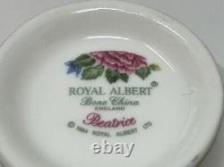 ROYAL ALBERT BONE CHINA Beatrice 5 PIECE PLACE SETTING MADE IN ENGLAND