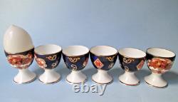 ROYAL ALBERT HEIRLOOM Set of 6 EGG CUPS Bone China England