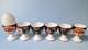 ROYAL ALBERT HEIRLOOM Set of 6 EGG CUPS Bone China England