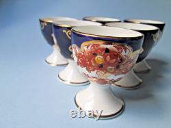 ROYAL ALBERT HEIRLOOM Set of 6 EGG CUPS Bone China England