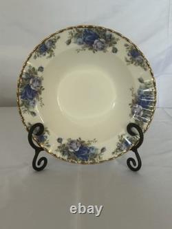 ROYAL ALBERT VINTAGE 1987 MOONLIGHT ROSE 5 PIECE PLATE SETTING Never used