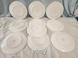 ROYAL ALBERT Val D'Or Dinner Plates, Set of 10, Made in England, NICE