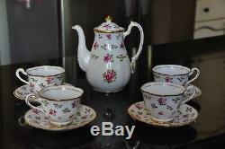 ROYAL CHELSEA BRITANNIA PATTERN BONE CHINA MADE IN ENGLAND 9 Tea Party Set