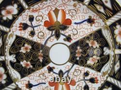 ROYAL Crown Derby 2451 Traditional IMARI Bone China 8 3/8 Salad Plate Set of 6