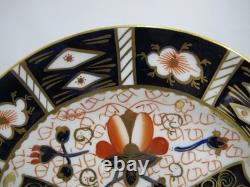 ROYAL Crown Derby 2451 Traditional IMARI Bone China 8 3/8 Salad Plate Set of 6