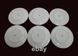 ROYAL Crown Derby 2451 Traditional IMARI Bone China 8 3/8 Salad Plate Set of 6