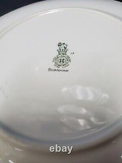 ROYAL DOULTON England BURNHAM V1865 pattern set of 12 luncheon plates 9 Vintage
