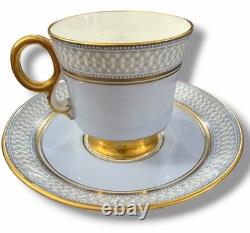 Rare Adderley Harlequin Demitasse Set 6 Cups Saucers H/520 England C. 1960s