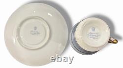 Rare Adderley Harlequin Demitasse Set 6 Cups Saucers H/520 England C. 1960s