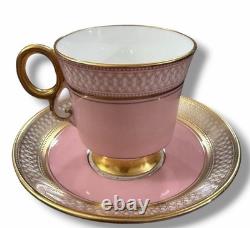 Rare Adderley Harlequin Demitasse Set 6 Cups Saucers H/520 England C. 1960s