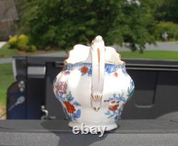 Rare Antique Booths China Parrot Transfer-ware Tea Pot & Sugar & Creamer set