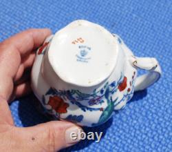 Rare Antique Booths China Parrot Transfer-ware Tea Pot & Sugar & Creamer set