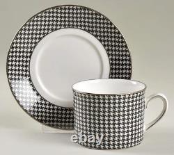 Rare Ralph Lauren Houndstooth Bone China Porcelain Teacup /saucer Set England