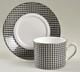 Rare Ralph Lauren Houndstooth Bone China Porcelain Teacup /saucer Set England