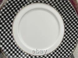 Rare Ralph Lauren Houndstooth Bone China Porcelain Teacup /saucer Set England