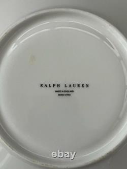 Rare Ralph Lauren Houndstooth Bone China Porcelain Teacup /saucer Set England