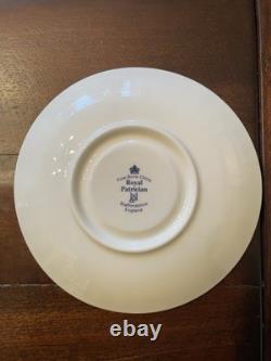 Rare Royal Patrician Bone China Black & White Toile Tea Set, Made in England