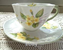 Rare Shelley China Cups & Saucers Set of 12 Assorted