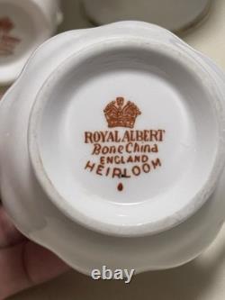 Rare Vintage Royal Albert Bone China Teapot And Creamer Heirloom