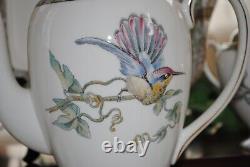 Rare Wedgwood Humming Birds Service For 8/ Never Used/ Gorgeous