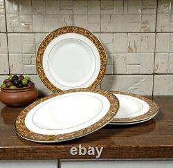 Rare Wedgwood Persia Dinner Plates Set of 4 Bone China England 10¾ 1997