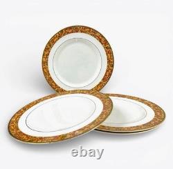 Rare Wedgwood Persia Dinner Plates Set of 4 Bone China England 10¾ 1997