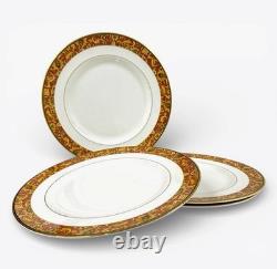 Rare Wedgwood Persia Dinner Plates Set of 4 Bone China England 10¾ 1997