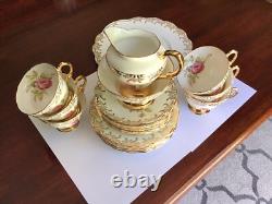 Rosina? Fine Bone China Tea Set 21-Piece Set Vintage Made in England
