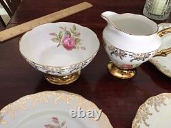 Rosina? Fine Bone China Tea Set 21-Piece Set Vintage Made in England