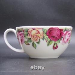 Roy Kirkham Garden Rose Tea for One Set Bone China England 2004 Stacking 4pc