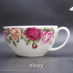 Roy Kirkham Garden Rose Tea for One Set Bone China England 2004 Stacking 4pc