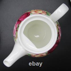 Roy Kirkham Garden Rose Tea for One Set Bone China England 2004 Stacking 4pc