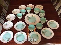 Royal Adderley Bone China Tea Set 21-Piece Set Vintage England