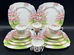 Royal Albert Blossom Time 5 Piece Place Setting x 4 Bone China England 20 Pieces